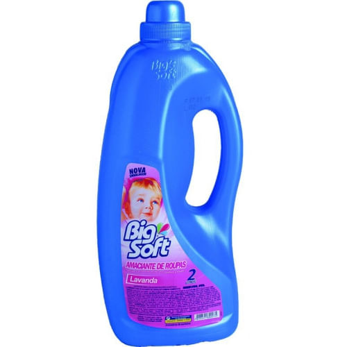 Amaciante de Roupas Big Soft Lavanda 2l