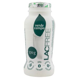 Iogurte Desnatado Verde Campo Lacfree Zero Lactose s/ Açúcar Frasco 170g