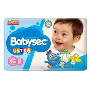 Fralda Descartável Babysec Ultra Jumbinho XG com 12 Unid