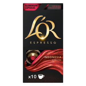 Café em Cápsula Lor Espresso Torrado e Moído Indonésia 52g c/ 10