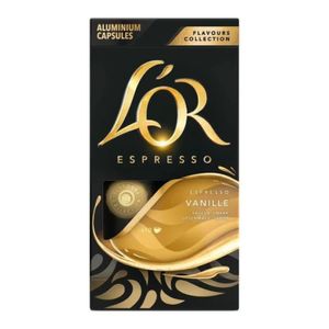 Café em Cápsula Lor Espresso Torrado e Moído Baunilha Flavours Collection 52g c/ 10