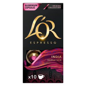 Café em Cápsula Lor Espresso Torrado e Moído India 52g com 10 Unid