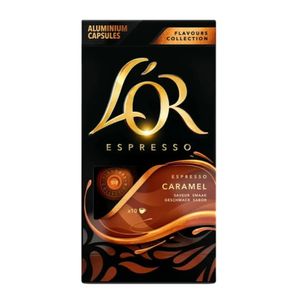 Café em Cápsula Lor Espresso Torrado e Moído Caramelo Flavours Collection 52g com 10 Unid