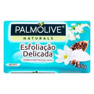 Sabonete em Barra Palmolive Naturals Nutrição Esfoliante Jasmim e Manteiga de Cacau 85g