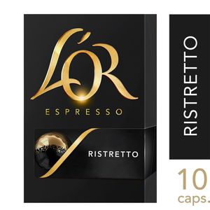 Café em Cápsula Lor Espresso Torrado e Moído Ristretto 52g com 10 Unidades
