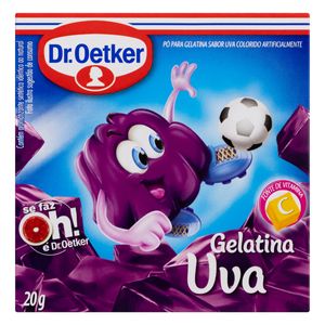 Gelatina em Pó Dr.Oetker Uva Caixa 20g