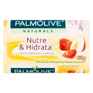 Sabonete em Barra Palmolive Naturals Nutre & Hidrata Óleo deAmêndoas & Lanolina 85g