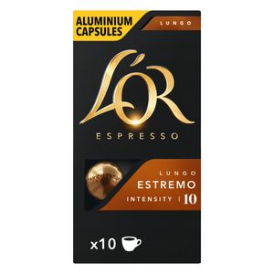 Café em Cápsula Lor Espresso Torrado e Moído Estremo 52g com 10 Unidades