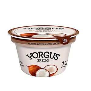 Iogurte Grego Yorgus Blended 4% Coco 130g