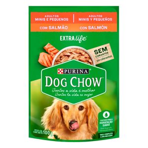 Ração Úmida Dog Chow Cães Adultos Minis e Pequenos Frango 100g