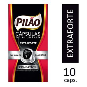 Café em Cápsula Pilão Espresso Extraforte Caixa 52g c/ 10 Unid