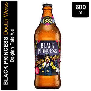 Cerveja Black Princess Kristall Weizen Doctor Weiss Garrafa 600ml
