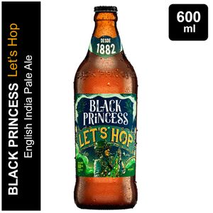 Cerveja Black Princess English IPA Puro Malte Lets Hop Garrafa 600ml