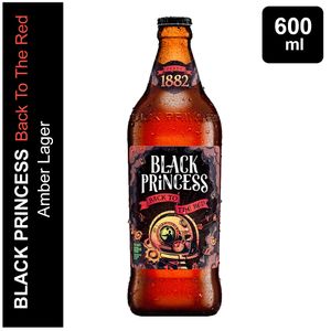 Cerveja Black Princess Red Lager Puro Malte Back to the Red Garrafa600ml