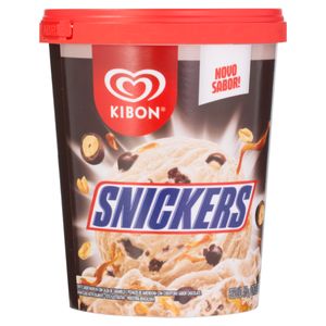 Sorvete Kibon Snickers Pote 800ml