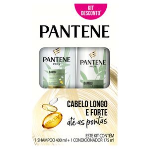 Kit Pantene Bambu Shampoo 400ml + Condicionador 175ml