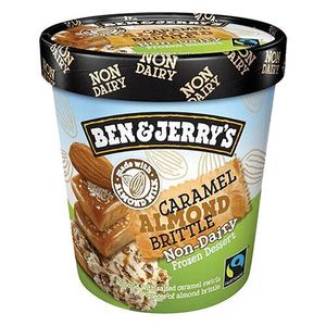 Sorvete Ben & Jerrys Vegano Caramel Almond Brittle Pote 458ml