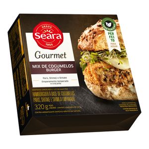 Hambúrguer Seara Gourmet Mix de Cogumelos 320g