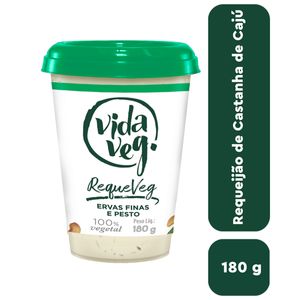 Requeijão Vegano Vida Veg Ervas Finas 180g