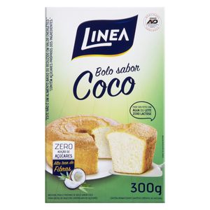 Mistura p/ Bolo Linea Zero Açúcar Coco 300g