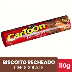 Biscoito Recheado Zoo Cartoon Chocolate 110g