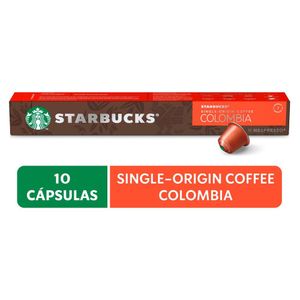 Café em Cápsula Starbucks Nespresso Espresso Colombia 57g c/ 10 Unid