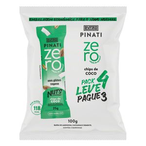 Barra de Cereal Pinati Zero Coco 25g Leve 4 Pague 3 Unidades