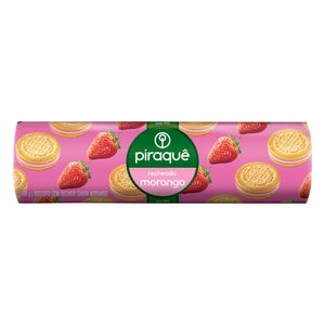 Biscoito Piraquê Recheio Morango Pacote 160g