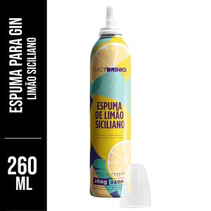 Espuma Easy Drinks Spray Limão 260g