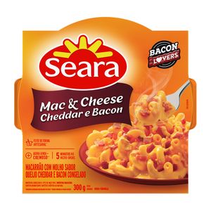 Mac & Cheese Seara Cheddar e Bacon Caixa 300g