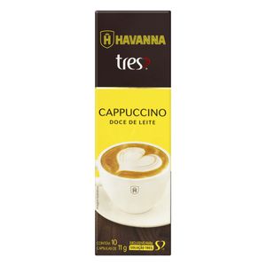 Cappuccino em Cápsula Havanna Tres Doce de Leite Caixa 110g 10 Unidades