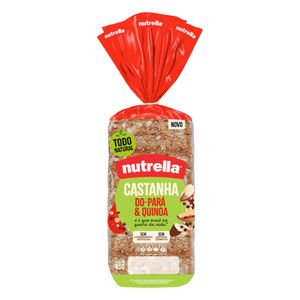 Pão Nutrella Integral Castanha do Pará e Quinoa 350g