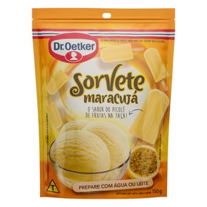 Sorvete em Pó Dr.Oetker Maracujá Sachê 150g