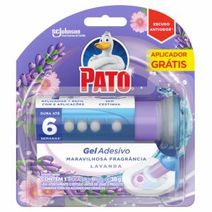 Detergente Sanitário Pato Gel Adesivo Lavanda 38g