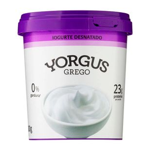 Iogurte Grego Yorgus 0% Natural 500g