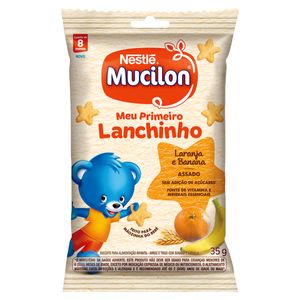 Biscoito Mucilon Meu Primeiro Lanchinho Laranja e Banana 35g