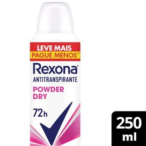 Desodorante Antitranspirante Aerossol Rexona Powder Dry 250ml