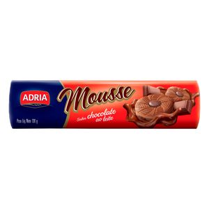 Biscoito Adria Mousse Chocolate ao Leite 130g