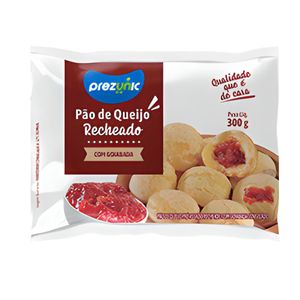 Pão de Queijo Prezunic Recheado Goiabada 300g
