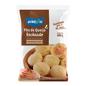 Pão de Queijo Prezunic Recheado Doce de Leite 300g