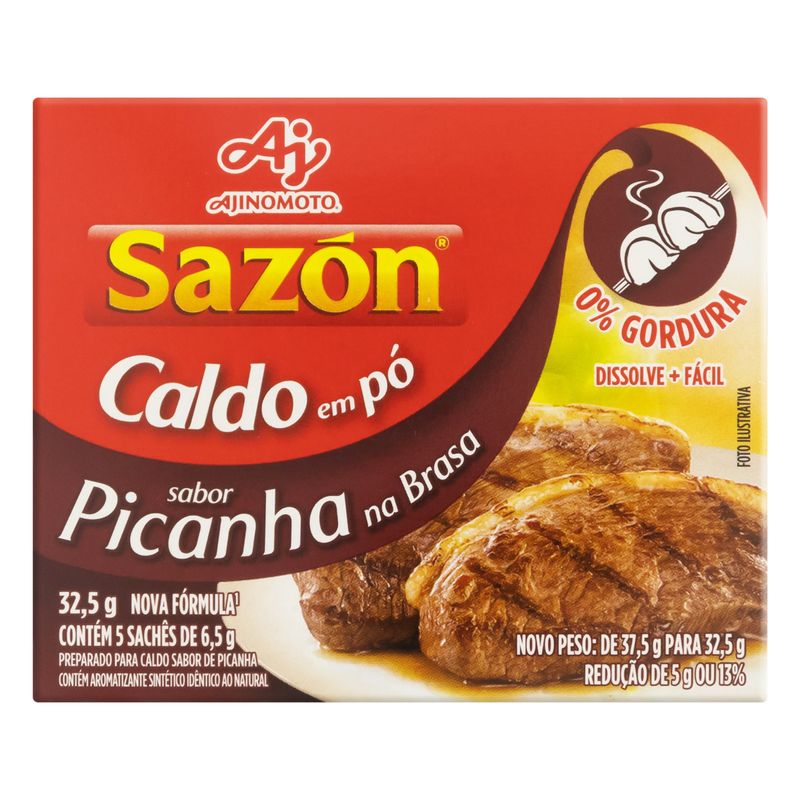 Tempero Em Pó Sazón® Para Carne 40G