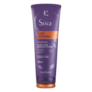 Shampoo Eudora Siàge Liso Intenso Bisnaga 250ml