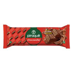 Wafer Piraquê Chocowafer Recheio e Cobertura de Chocolate Pacote 100.8g