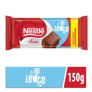 Chocolate em Barra Nestlé Classic ao Leite Classic 150g