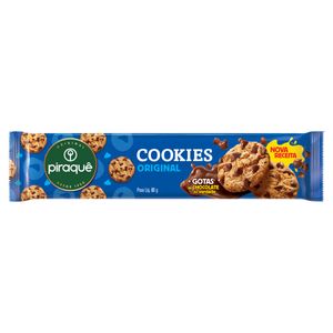 Biscoito Cookies Piraquê Original Pacote 80g