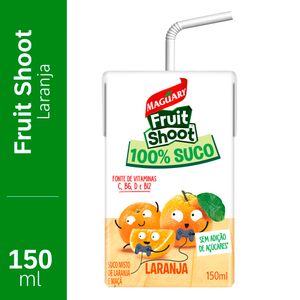 Suco Maguary Fruit Shoot 100% Suco Laranja Caixa 150ml