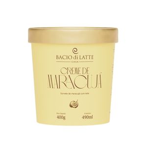 Gelato Bacio Di Latte Creme de Maracujá 490ml