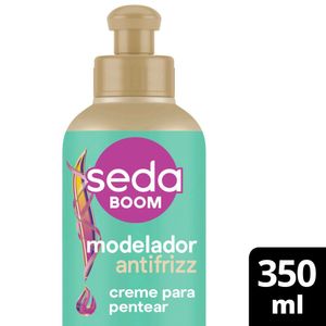 Creme p/ Pentear Seda Boom Modelador Antifrizz Frasco 350ml