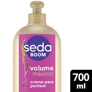 Creme p/ Pentear Seda Boom Volume Máximo 700ml