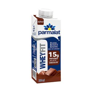 Bebida Láctea UHT Parmalat Fit Whey 15g Proteínas do Leite Zero Lactose Zero Açúcar Chocolate 250ml